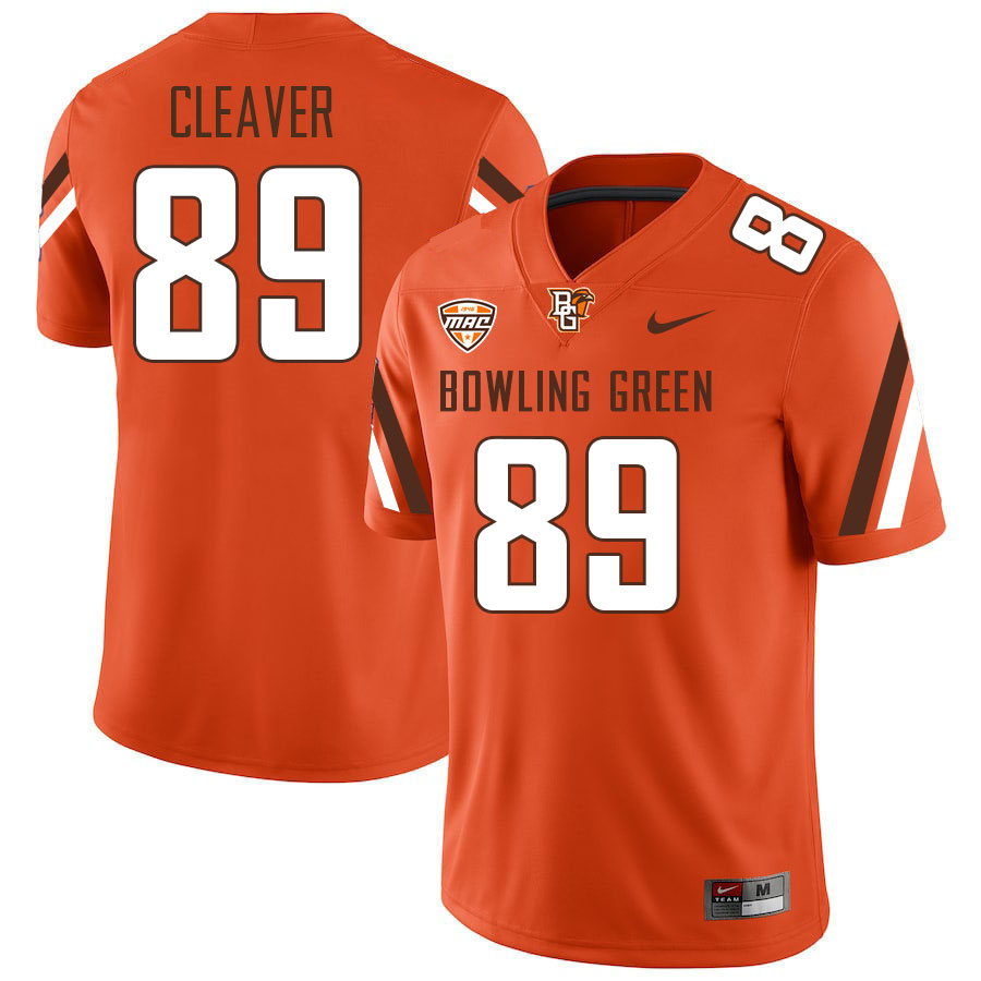 Bowling Green Falcons #89 Blane Cleaver College Football Jerseys Stitched-Orange